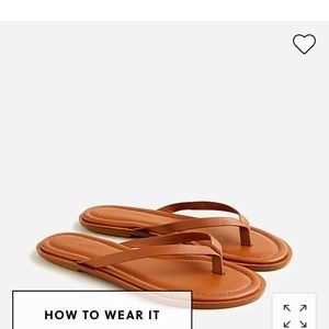 JCrew Leather Sandals